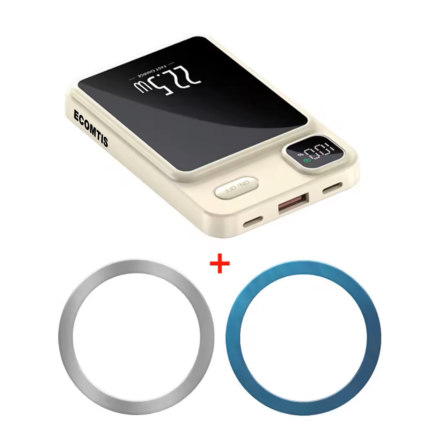 Magnetic Wireless Power Bank 20000mAh 22.5W Fast Charging for iPhone 12 13 14 15 16 Pro Max Xiaomi
