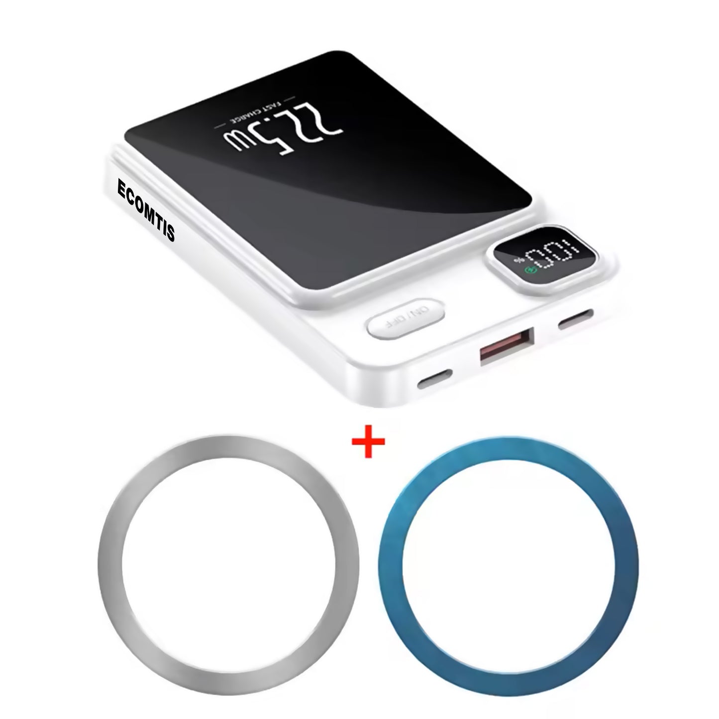 Magnetic Wireless Power Bank 20000mAh 22.5W Fast Charging for iPhone 12 13 14 15 16 Pro Max Xiaomi