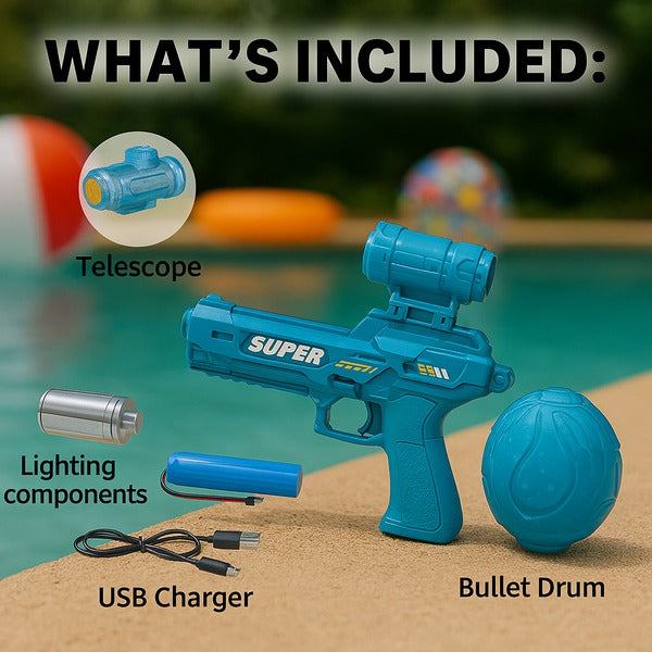 Rechargeable Water Blaster – Outdoor Soaker Toy for Kids & Adults