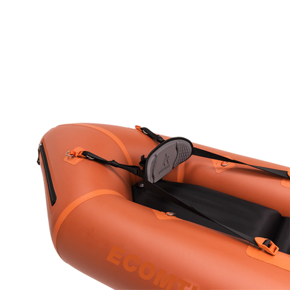 Self-Bailing Ultralight Packraft for River Adventures