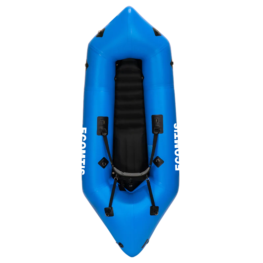 Self-Bailing Ultralight Packraft for River Adventures