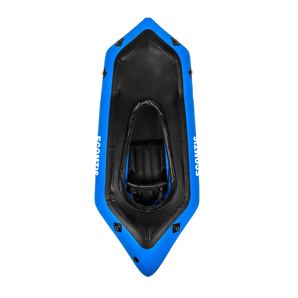 Ultralight Packraft with Integrated Spraydeck